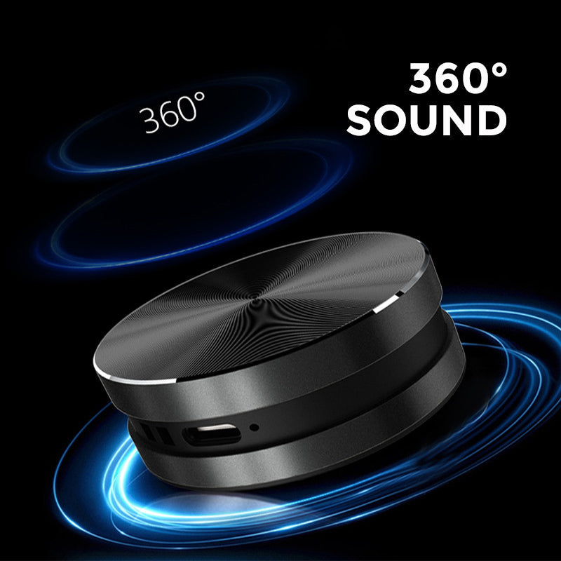 🔥Μίνι ηχείο Bluetooth με μεταλλικό σώμα και βεντούζα🎶