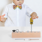 👦Ξύλινο παιχνίδι κατσαβιδιού Montessori🛠️
