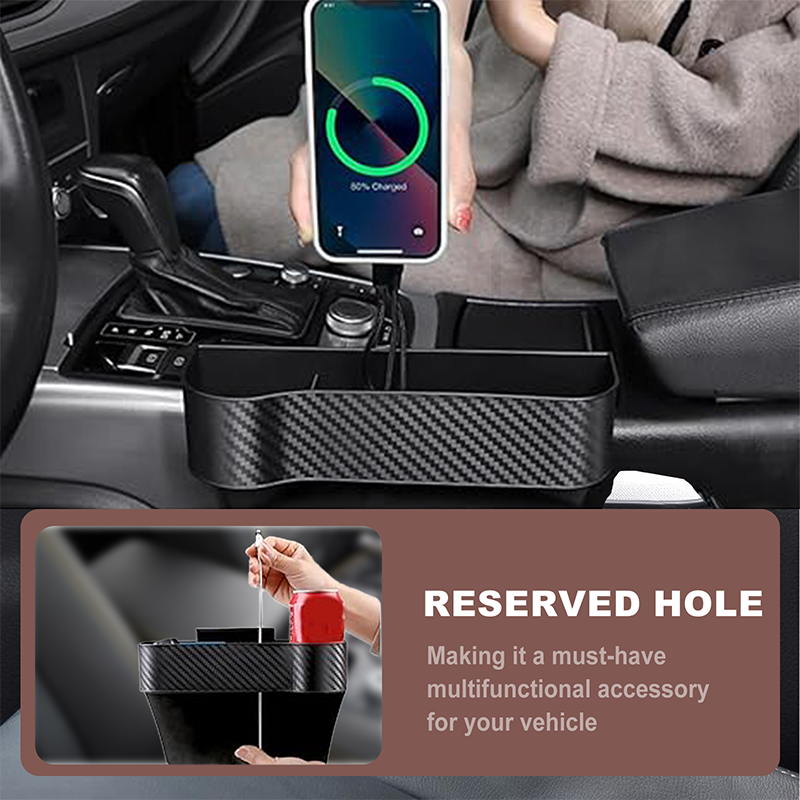 🚗Πολυλειτουργικός οργανωτής για την πλήρωση κενών στο κάθισμα αυτοκινήτου🗃️
