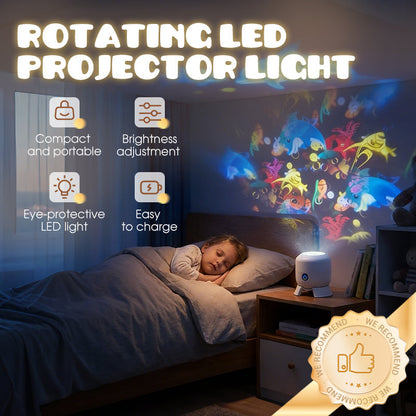 🌟 Динамично въртяща се LED прожекторна лампа – донесе магическия танц на светлината във вашия дом