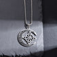 Колие с медальон Келтска луна