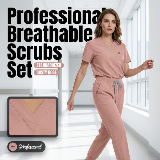 🩺 Bequemes & atmungsaktives Damen-Kasack-Set | Kein Schwitzen, ganztägig frisch – Leicht & Flexibel für Arbeit & Alltag ✨