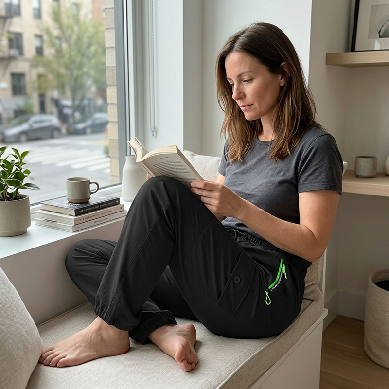 👩‍🔧👖 Vintage-Cargohose für Damen | Kein einengender Sitz, kein lästiges Suchen nach dem Handy – Lockere Passform, praktische Taschen & verstellbarer Bund ✨