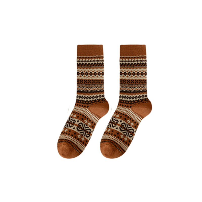 🧦 Socken im Retro-Ethno-Stil