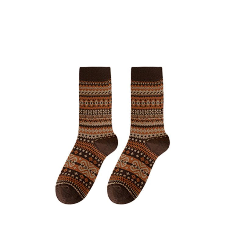 🧦 Socken im Retro-Ethno-Stil
