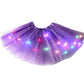 🎁💃 LED-Leucht-Pailletten-Tütü-Rock | Kein langweiliger Party-Look – Leuchtend, funkelnd & bequem für Mädchen und Erwachsene ✨