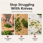 🧢 ✂️✨ Többrétegű rozsdamentes konyhai olló: 5-szörös vágási hatékonyság 🔪🥬