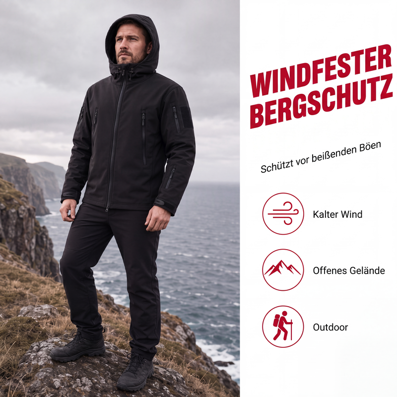⛰️🧥 Herren Outdoorjacke, wasserdicht & warm | Kein Durchnässen im Regen, kein Frieren im Wind – Wasserdicht, warm & vielseitig für Outdoor ✨