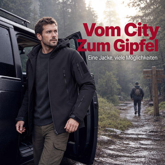 ⛰️🧥 Herren Outdoorjacke, wasserdicht & warm | Kein Durchnässen im Regen, kein Frieren im Wind – Wasserdicht, warm & vielseitig für Outdoor ✨