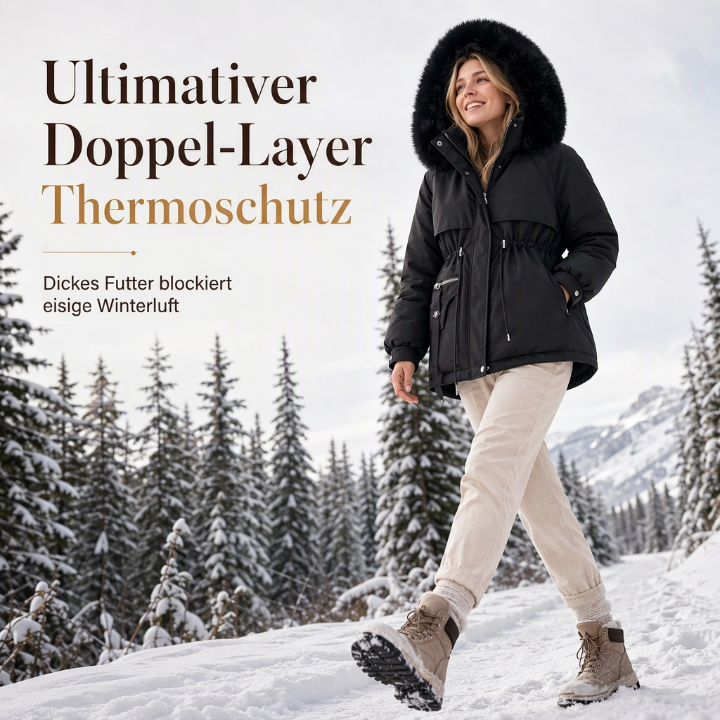 🔥🧥 Winterliche Kunstfell-Parka für Damen | Kein Frieren im Winter, keine steife Jacke – Warmes Kunstfell, lässiger Parka-Look & alltagstauglich ✨
