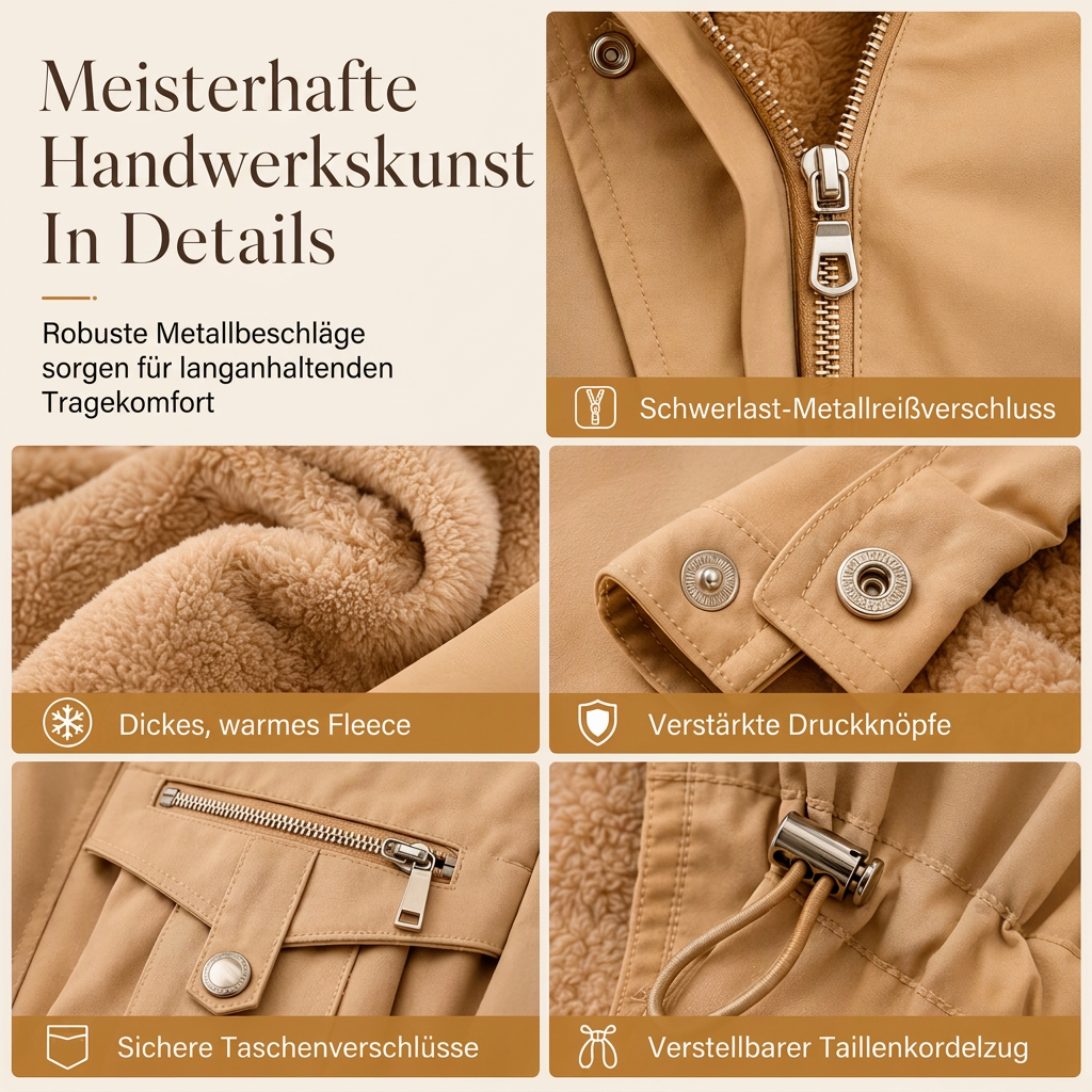 🔥🧥 Winterliche Kunstfell-Parka für Damen | Kein Frieren im Winter, keine steife Jacke – Warmes Kunstfell, lässiger Parka-Look & alltagstauglich ✨