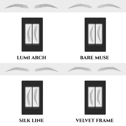👕 Vízálló microblading hatású szemöldökbélyegző készlet