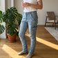👖✨ Slim-Fit Cargohose aus Jeans – Figurbetont & Praktisch 🔥