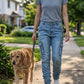 👖✨ Slim-Fit Cargohose aus Jeans – Figurbetont & Praktisch 🔥