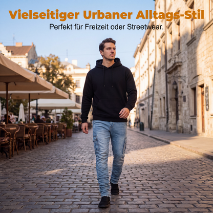 👖✨ Slim-Fit Cargohose aus Jeans – Figurbetont & Praktisch 🔥