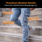 👖✨ Slim-Fit Cargohose aus Jeans – Figurbetont & Praktisch 🔥