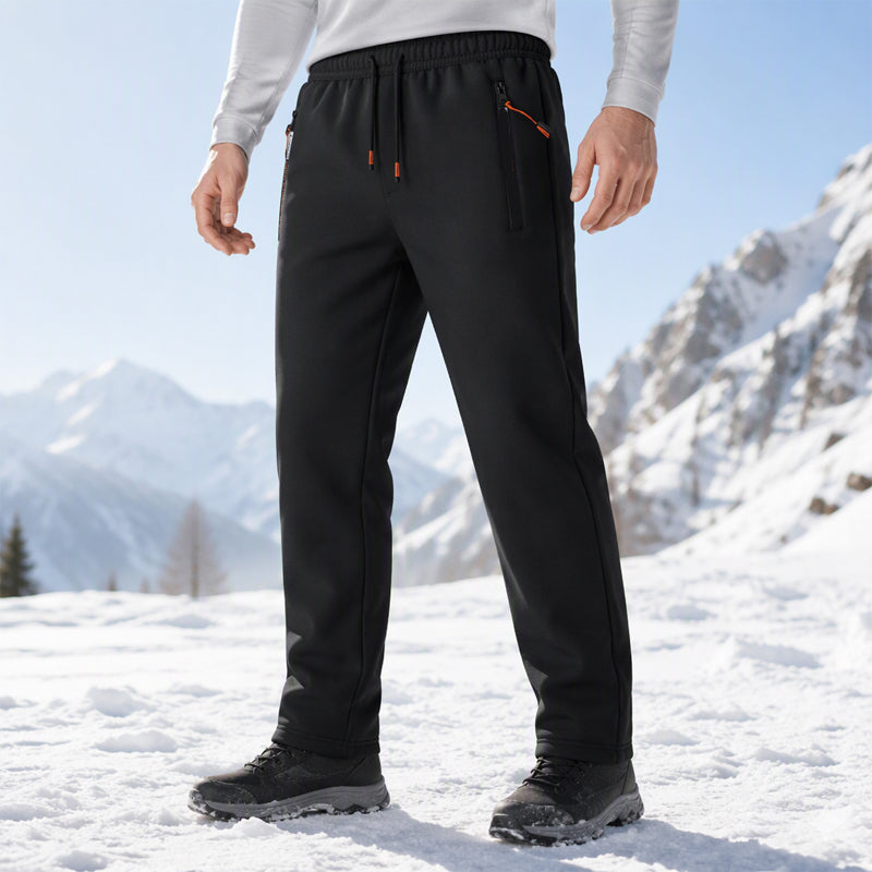 👖 Warme Herren-Jogginghose mit Reißverschlusstaschen | Kein Frieren beim Sport, kein Verlieren von Wertsachen – Warm, bequem & sicher durch Reißverschlusstaschen ✨