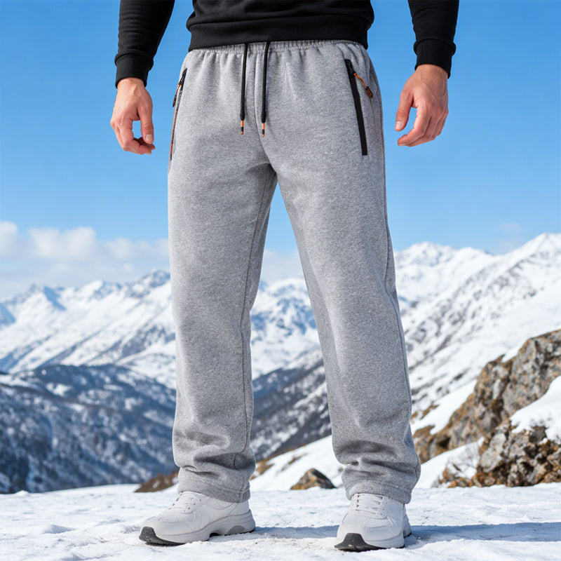 👖 Warme Herren-Jogginghose mit Reißverschlusstaschen | Kein Frieren beim Sport, kein Verlieren von Wertsachen – Warm, bequem & sicher durch Reißverschlusstaschen ✨