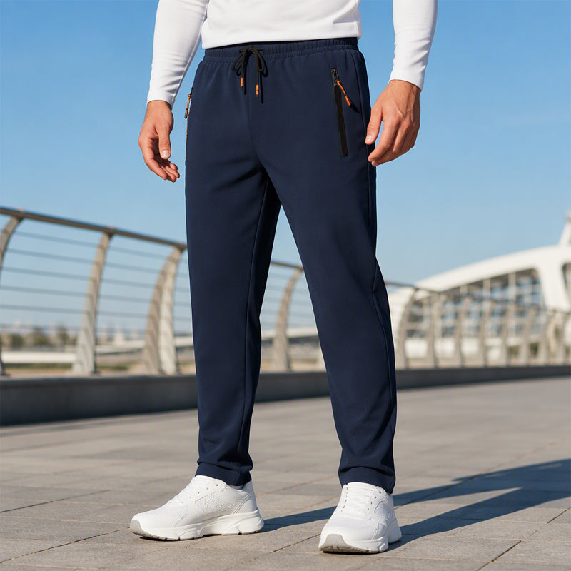 👖 Warme Herren-Jogginghose mit Reißverschlusstaschen | Kein Frieren beim Sport, kein Verlieren von Wertsachen – Warm, bequem & sicher durch Reißverschlusstaschen ✨