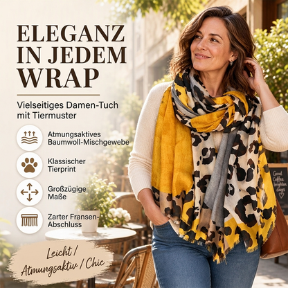 ❄️🧣 Leichter Schal mit Leopardenmuster | Kein kratziges Material, kein eintöniger Basic-Look – Weich, bequem & vielseitig im Alltag 🐆✨