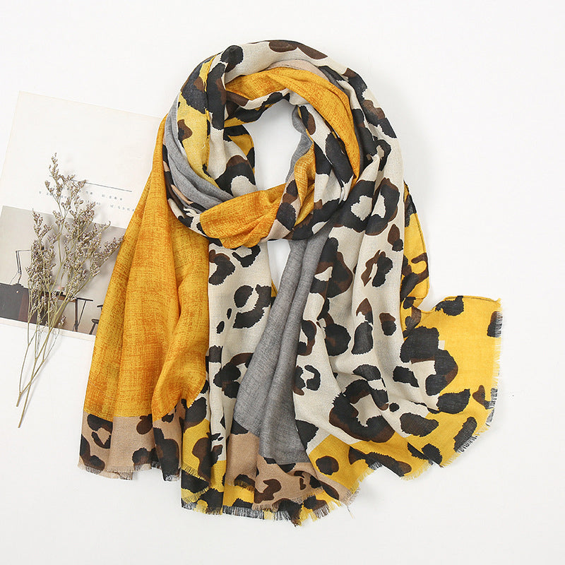 ❄️🧣 Leichter Schal mit Leopardenmuster | Kein kratziges Material, kein eintöniger Basic-Look – Weich, bequem & vielseitig im Alltag 🐆✨