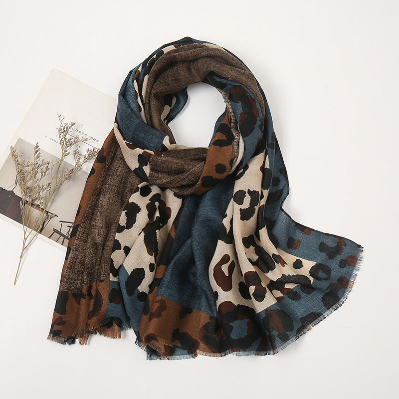 ❄️🧣 Leichter Schal mit Leopardenmuster | Kein kratziges Material, kein eintöniger Basic-Look – Weich, bequem & vielseitig im Alltag 🐆✨