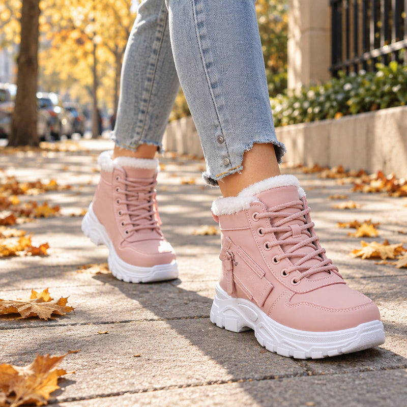 🔥👢 Warme Damen-Winter-Stiefeletten | Keine kalten Füße, kein unbequemes Tragen – Plüschfutter, kuschelig warm & bequem ✨