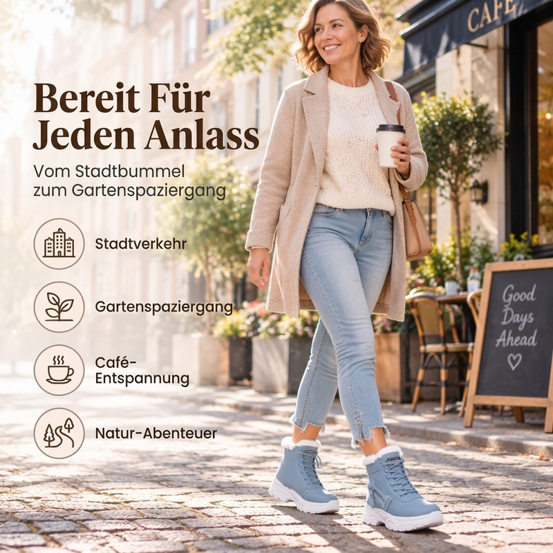 🔥👢 Warme Damen-Winter-Stiefeletten | Keine kalten Füße, kein unbequemes Tragen – Plüschfutter, kuschelig warm & bequem ✨