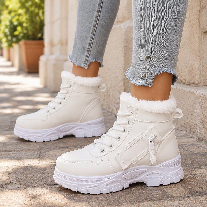 🔥👢 Warme Damen-Winter-Stiefeletten | Keine kalten Füße, kein unbequemes Tragen – Plüschfutter, kuschelig warm & bequem ✨
