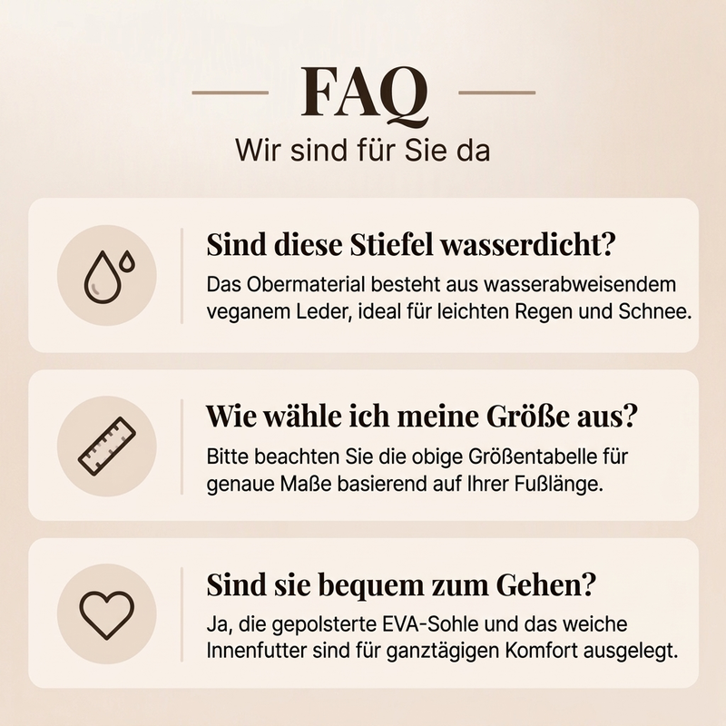🔥👢 Warme Damen-Winter-Stiefeletten | Keine kalten Füße, kein unbequemes Tragen – Plüschfutter, kuschelig warm & bequem ✨