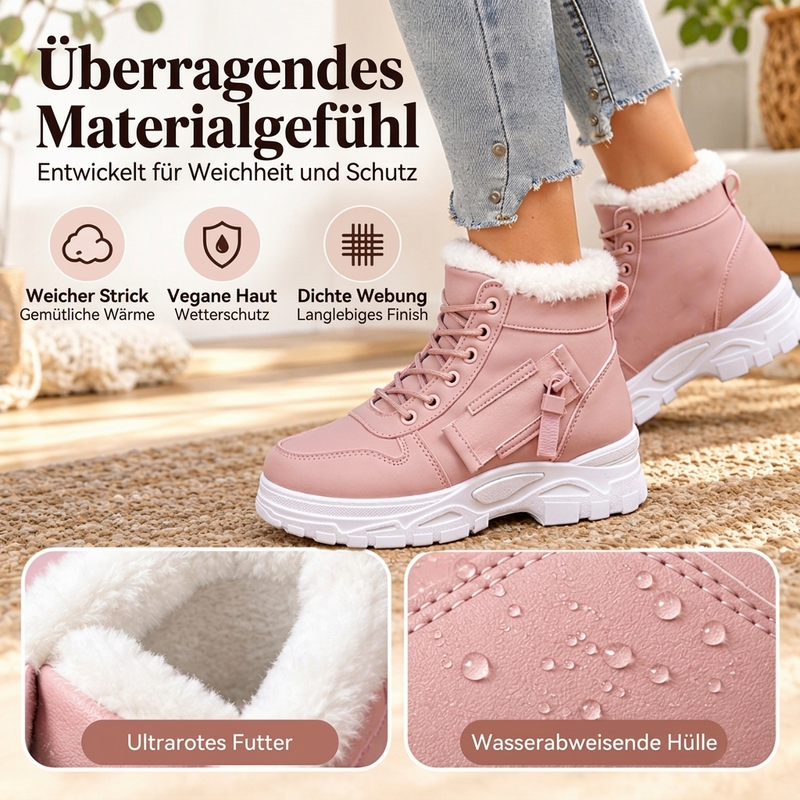 🔥👢 Warme Damen-Winter-Stiefeletten | Keine kalten Füße, kein unbequemes Tragen – Plüschfutter, kuschelig warm & bequem ✨