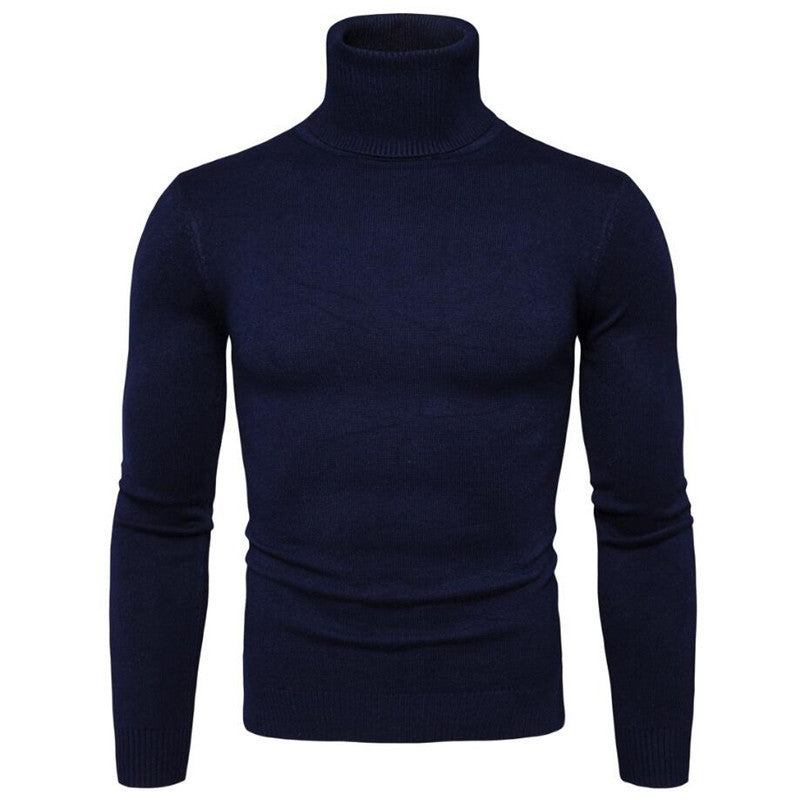 🍁🌬️ Klassischer figurbetont am Kragen anliegender Rollkragenpullover für Herren | Kein kratziger, zu weiter Kragen – Elegante Passform für Business & Alltag ✨