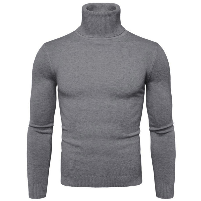 🍁🌬️ Klassischer figurbetont am Kragen anliegender Rollkragenpullover für Herren | Kein kratziger, zu weiter Kragen – Elegante Passform für Business & Alltag ✨