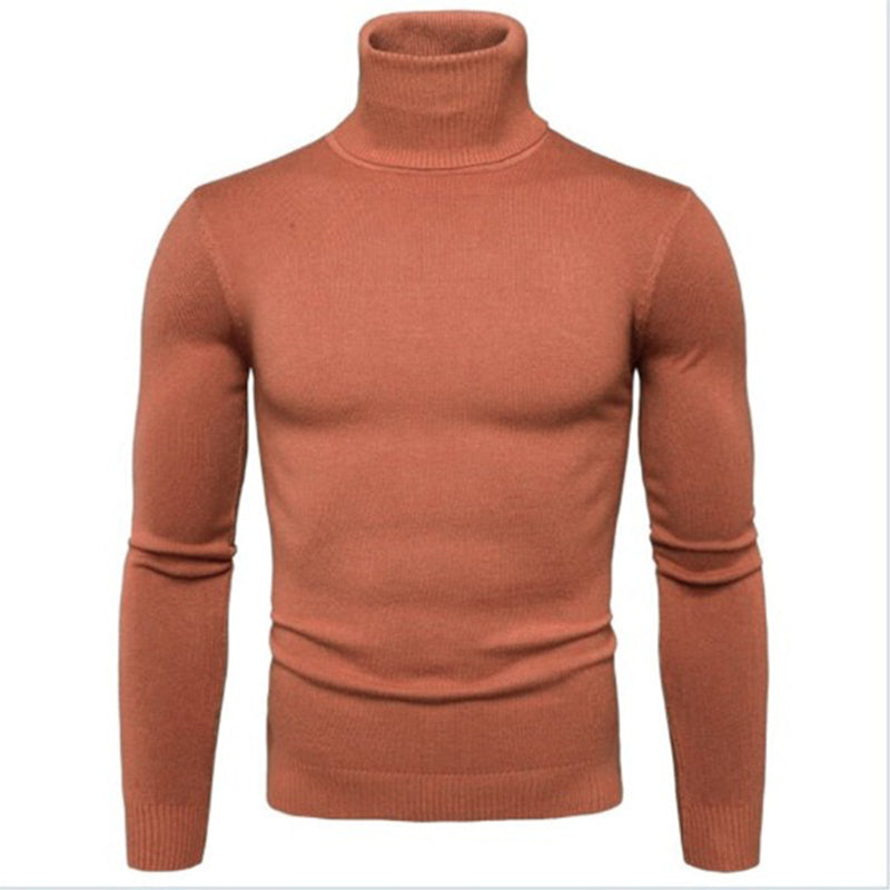 🍁🌬️ Klassischer figurbetont am Kragen anliegender Rollkragenpullover für Herren | Kein kratziger, zu weiter Kragen – Elegante Passform für Business & Alltag ✨