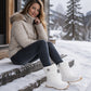 ☁️👢 Damen Winterstiefel mit Seitenreißverschluss | Kein mühsames Anziehen – Praktischer Seitenreißverschluss, warmes Futter & bequeme Passform ✨