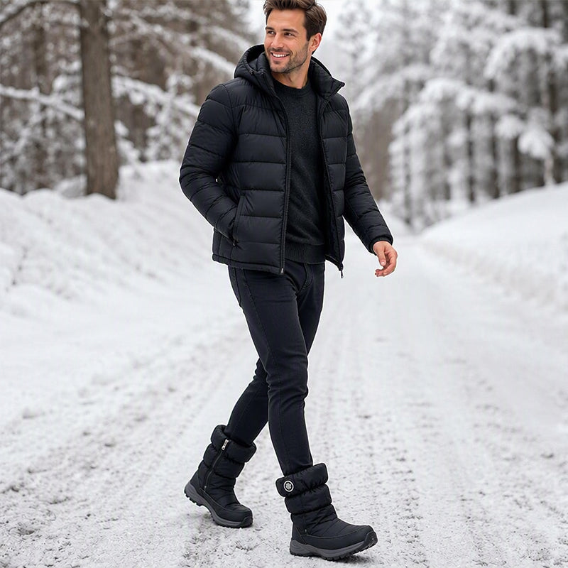 ☁️👢 Damen Winterstiefel mit Seitenreißverschluss | Kein mühsames Anziehen – Praktischer Seitenreißverschluss, warmes Futter & bequeme Passform ✨