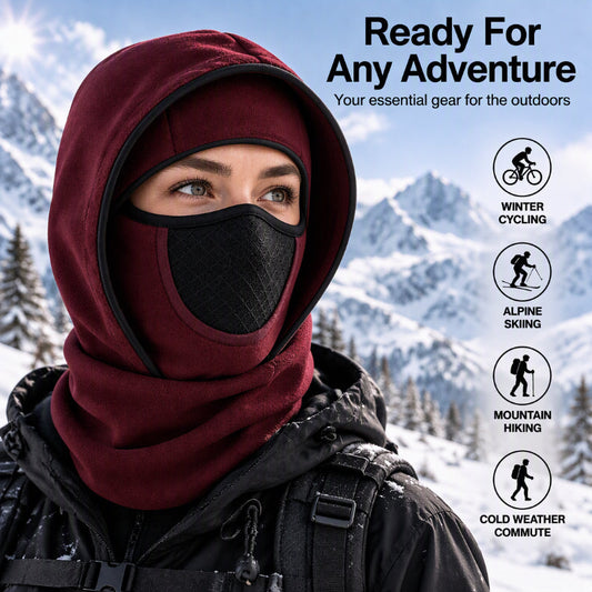 ❄️🧣 Winddichte, wärmende Sturmhaube | Kein kalter Wind im Gesicht, kein unangenehmer Sitz – winddicht, warm und kuschelig für draußen ✨