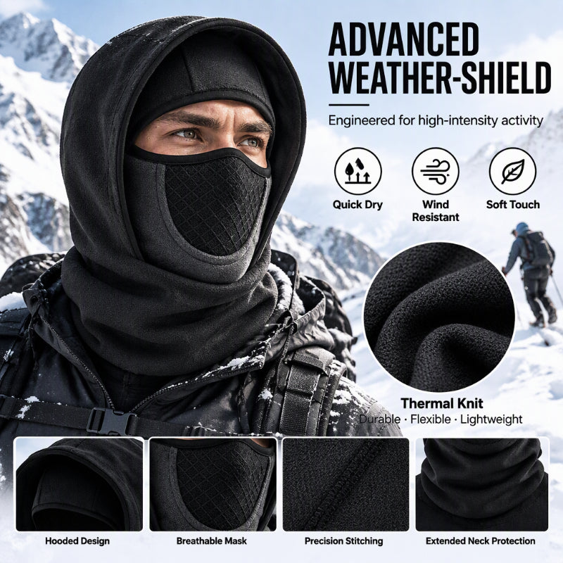 ❄️🧣 Winddichte, wärmende Sturmhaube | Kein kalter Wind im Gesicht, kein unangenehmer Sitz – winddicht, warm und kuschelig für draußen ✨
