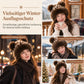 🧢 Damen Vintage Leopardenmütze mit Plüschbärenohren | Kein kalter Kopf, kein langweiliger Winterlook – Warm, flauschig & auffällig mit Ohrenschutz ✨