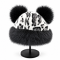 🧢 Damen Vintage Leopardenmütze mit Plüschbärenohren | Kein kalter Kopf, kein langweiliger Winterlook – Warm, flauschig & auffällig mit Ohrenschutz ✨