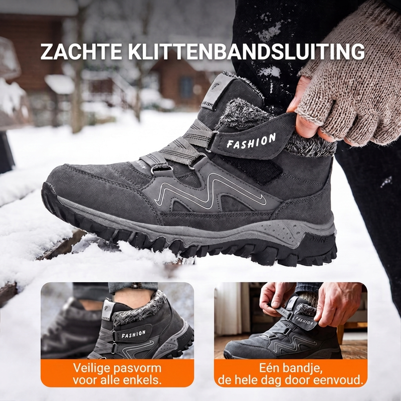 ❄️🥾 Gefütterte Schneestiefel mit robuster Profilsohle | Keine kalten Füße, kein Ausrutschen auf glatten Oberflächen – Warmes Futter, fester Halt & wintertauglich ✨