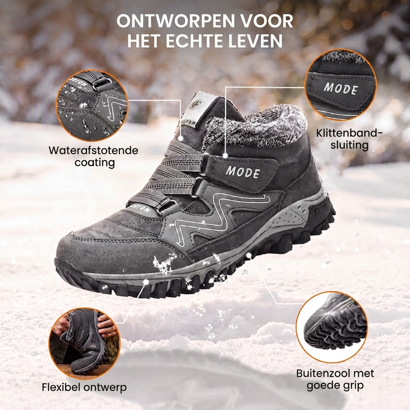❄️🥾 Gefütterte Schneestiefel mit robuster Profilsohle | Keine kalten Füße, kein Ausrutschen auf glatten Oberflächen – Warmes Futter, fester Halt & wintertauglich ✨