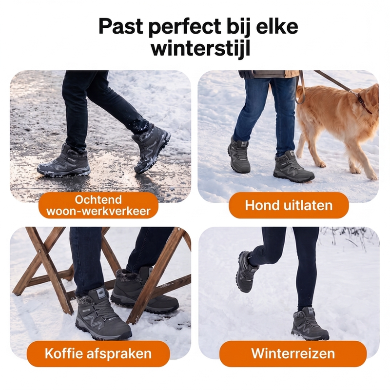 ❄️🥾 Gefütterte Schneestiefel mit robuster Profilsohle | Keine kalten Füße, kein Ausrutschen auf glatten Oberflächen – Warmes Futter, fester Halt & wintertauglich ✨