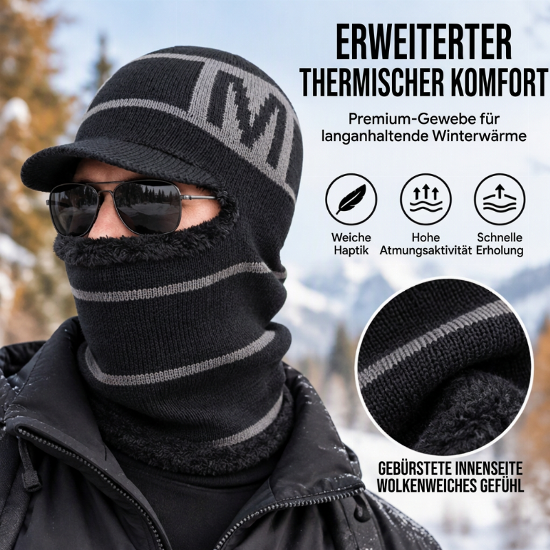 🧶🧣 Warme Herren Winter-Strickmütze | Kein kalter Kopf, kein kratziges Tragegefühl – Warm & bequem durch den Winter ✨