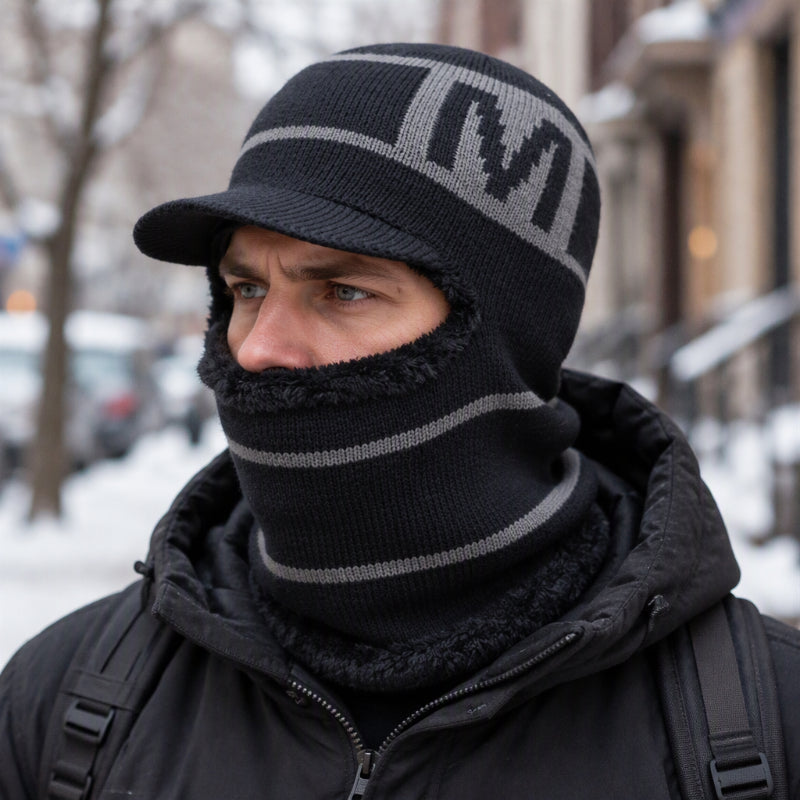 🧶🧣 Warme Herren Winter-Strickmütze | Kein kalter Kopf, kein kratziges Tragegefühl – Warm & bequem durch den Winter ✨