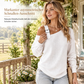 👚 Damen lässiges einfarbiges Leinen-Baumwolle Oberteil mit freier Schulter | Kein steifes Outfit, kein unangenehmes Tragegefühl – Lässig & atmungsaktiv für Sommer & Freizeit ✨