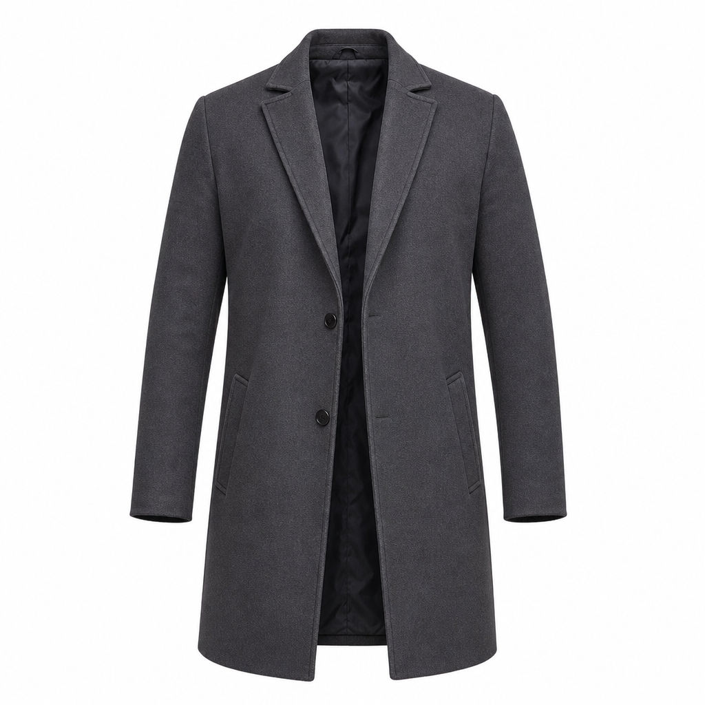 🧥 Klassischer einreihiger Herren Trenchcoat | Kein steifer Business-Look, kein billiger Windbreaker – Premium & vielseitig für Business-Casual ✨