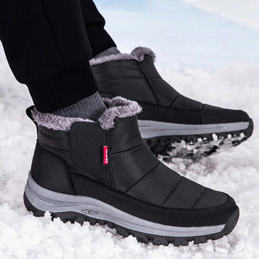 ❄️🥾 Unisex Winter-Schneestiefel mit Plüschfutter | Keine kalten Füße, kein rutschiger Untergrund – Warm, rutschfest & bequem für Schnee und Winter ✨