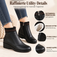 🧶👢 Damen Stiefeletten mit Strickbund | Kein einschneidender Schaft – Weicher Strickbund, bequemer Keilabsatz & stylische Silhouette ✨