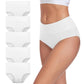 🩲 Damen-Slips mit hoher Taille (💥 5er-Pack) | Dehnbares Material, atmungsaktiv & bequem ✨